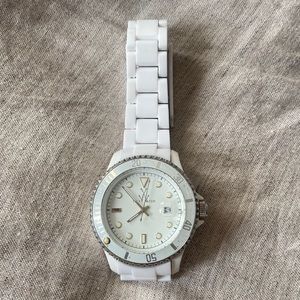 Toy Watch brand white plasteramic/ceramic and resin watch